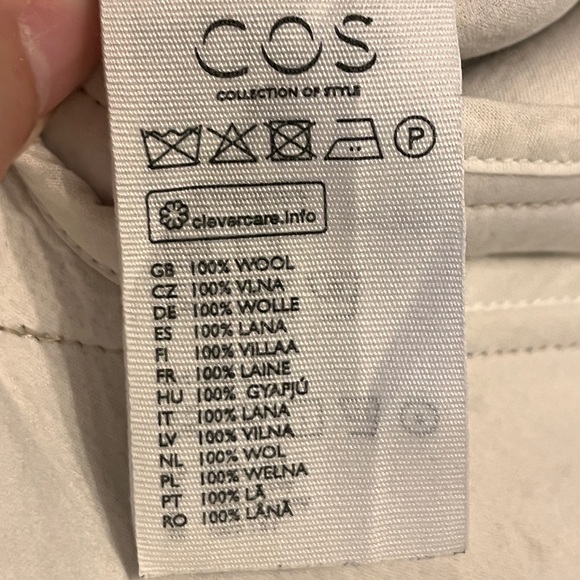 COS boiled wool cocoon jacket - Picture 4 of 8